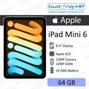Apple Ipad Mini 6 64GB Cell Garansi Resmi